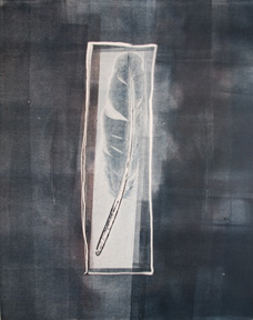 Large Swan Feather #5